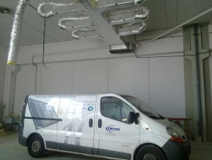 instalación aire acondicionado de nave industrial de 1.500m2